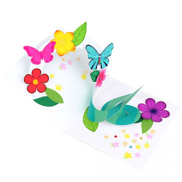 [M]파노라마 입체 꽃과 나비