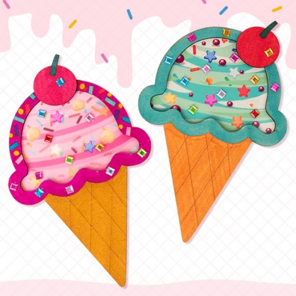 [M]MDF 투명 아이스크림 꾸미기